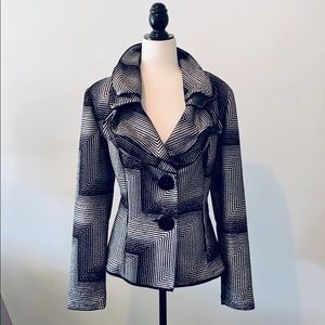 Joseph Ribkoff / Black + Silver Jacket